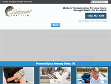 Tablet Screenshot of lakepointlawfirm.com